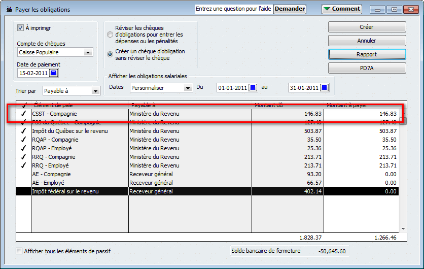 Comment configurer le nouveau mode de paiement de la prime d’assurance