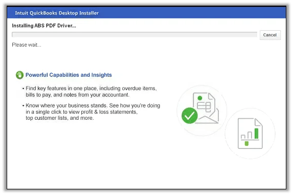 QuickBooks Installation is Stuck While Installing ABS PDF Driver [Fixed]