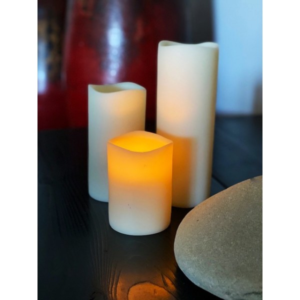 Resin candle Holders & shells 3" diameter by 4", 6", 8" tall