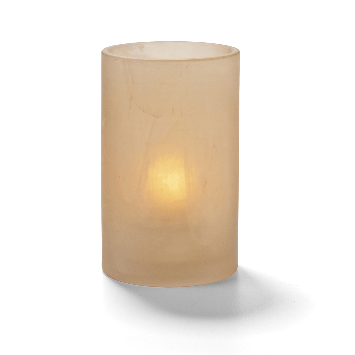 Amber Satin Wysp Glass Candle Holder QCandles