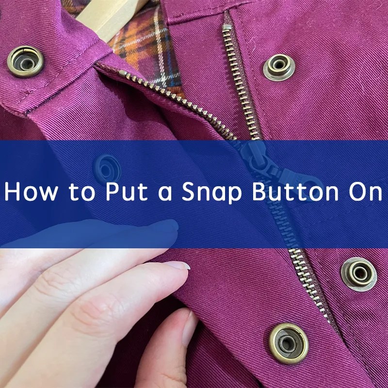 How to Put a Snap Button On Using an Automatic Snap Button Machine