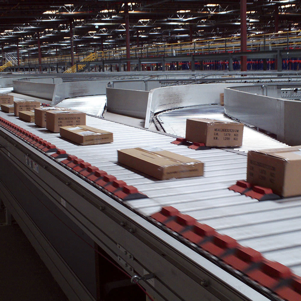 Sortation Conveyor Systems QC Material Handling Equipment