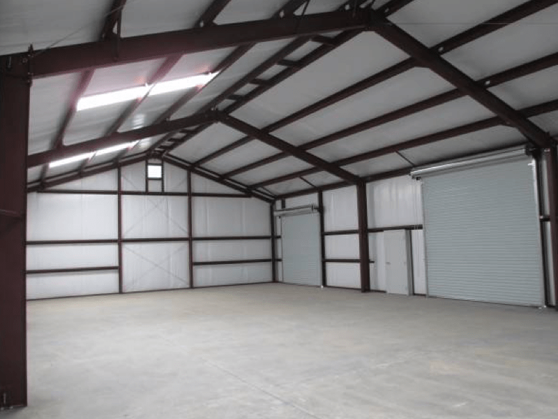 40x80x12 New Metal Building QE Building Co.