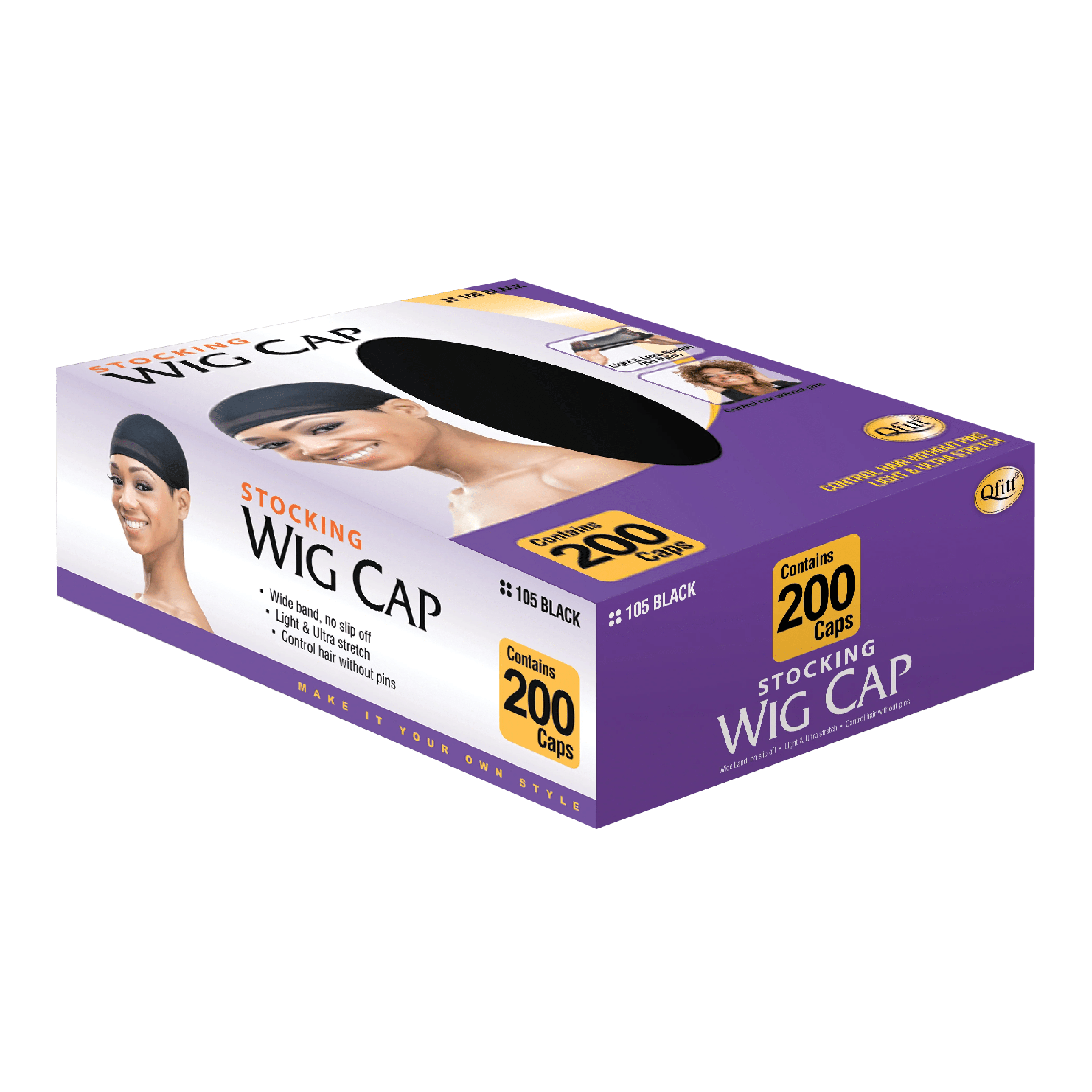 BULK STOCKING WIG CAP 200PCS Qfitt