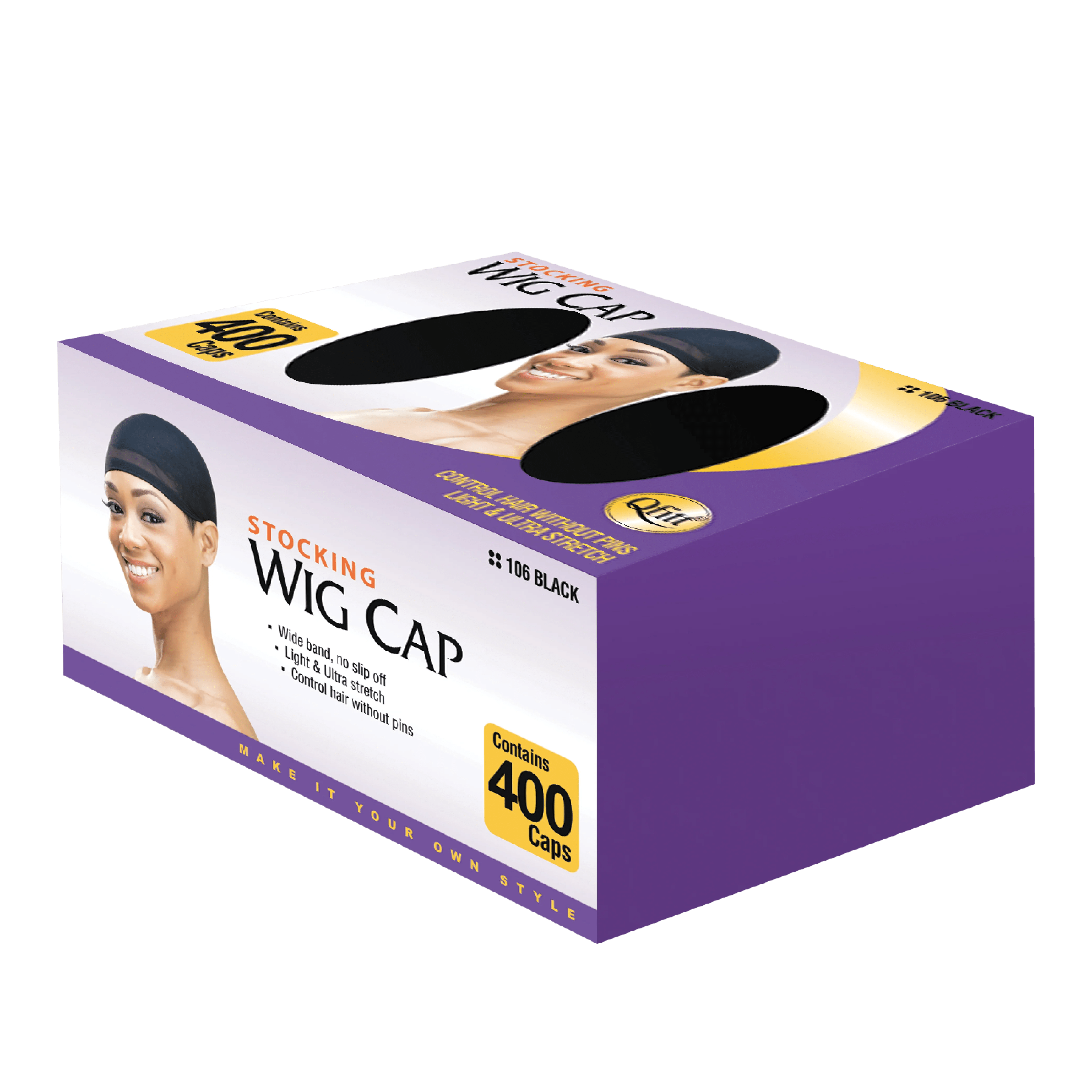 BULK STOCKING WIG CAP 400PCS Qfitt