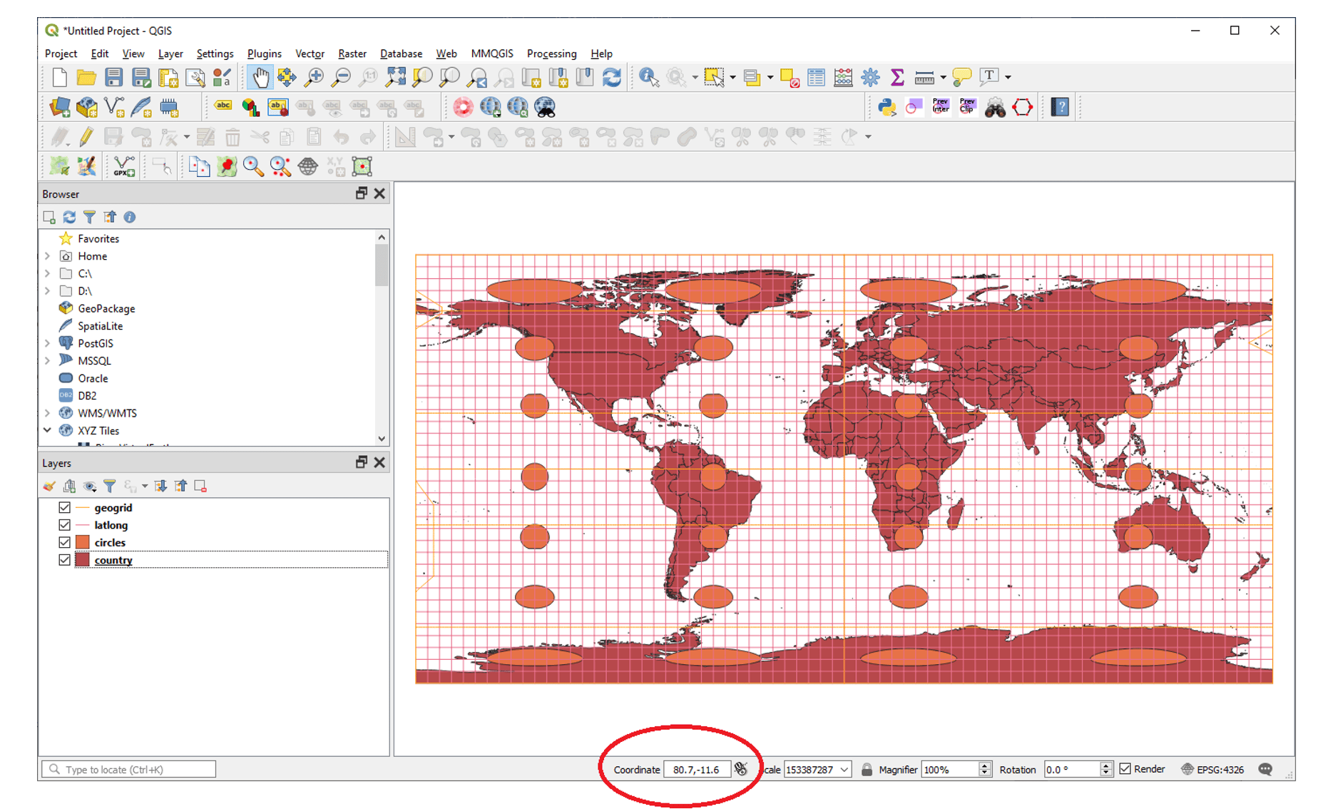 5. Map Projections — QGIS Tutorials 0.0.0.1 documentation