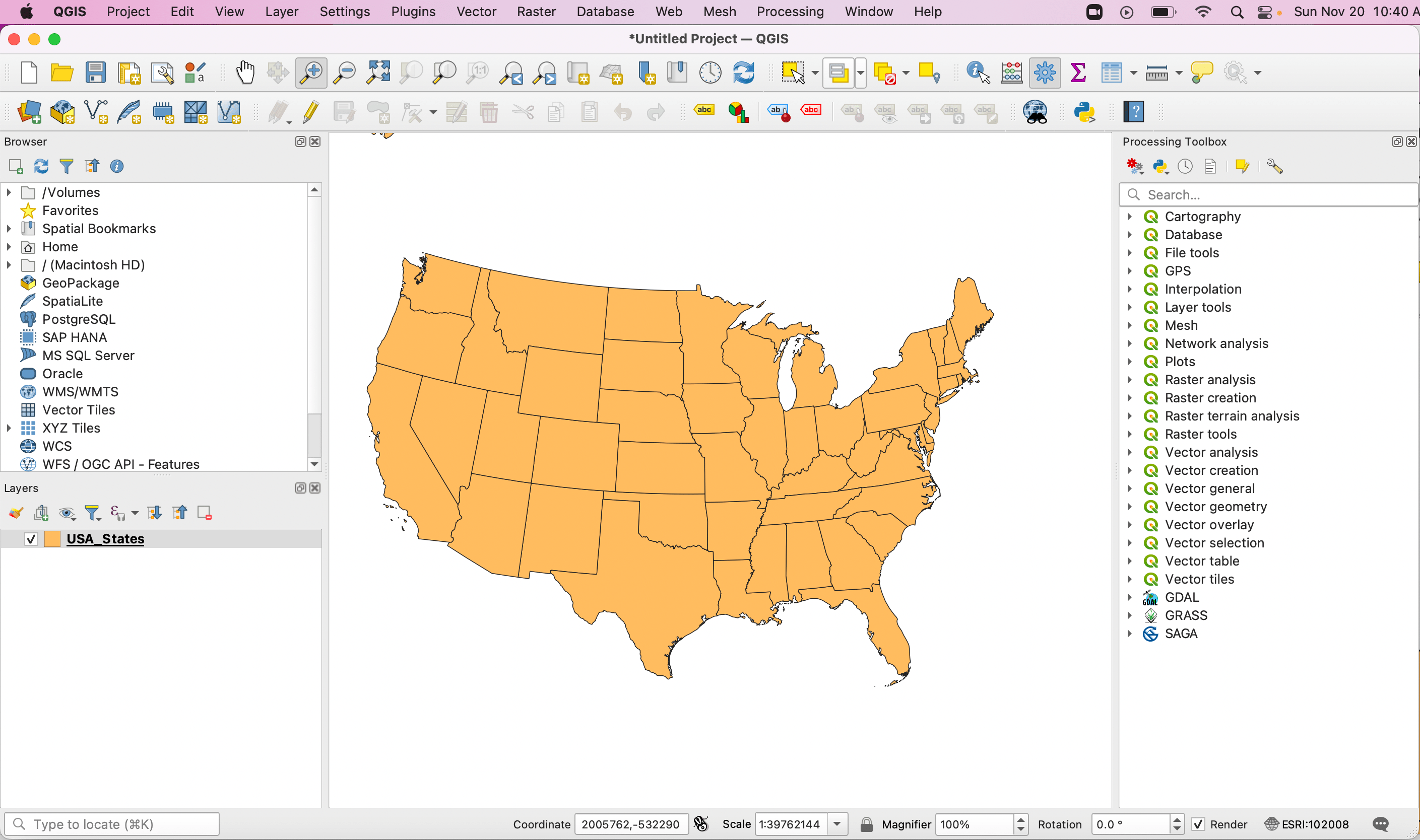 2. Getting Started — QGIS Tutorials 0.0.0.1 documentation