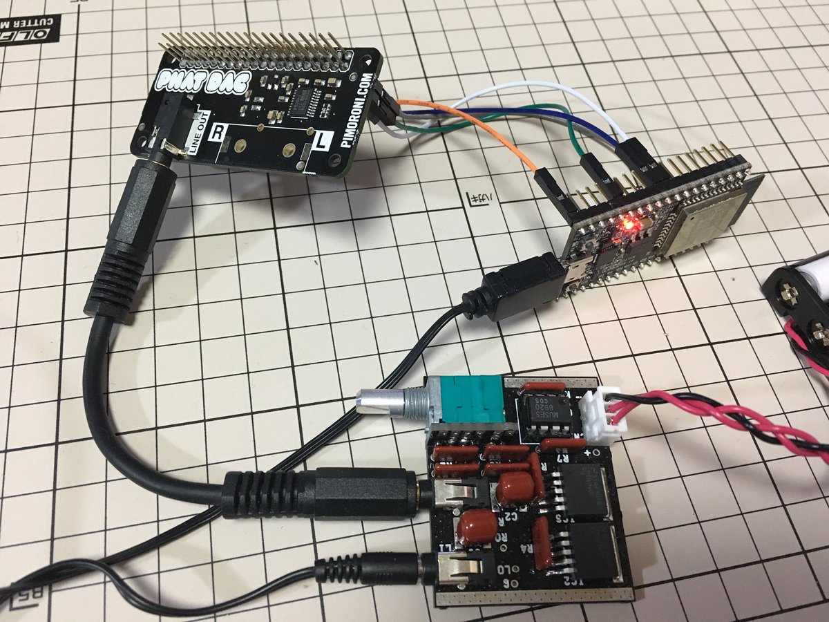 ESP32で外付けDACを使う bluetooth Qiita