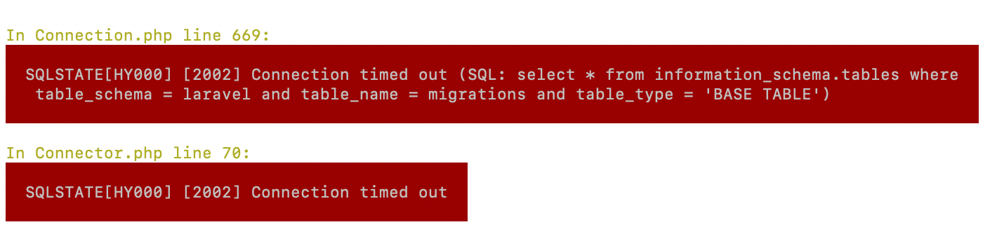 【AWS】Laravel + Docker + RDS(MySQL) でデプロイした時のDB関連のエラーとその解決 Qiita