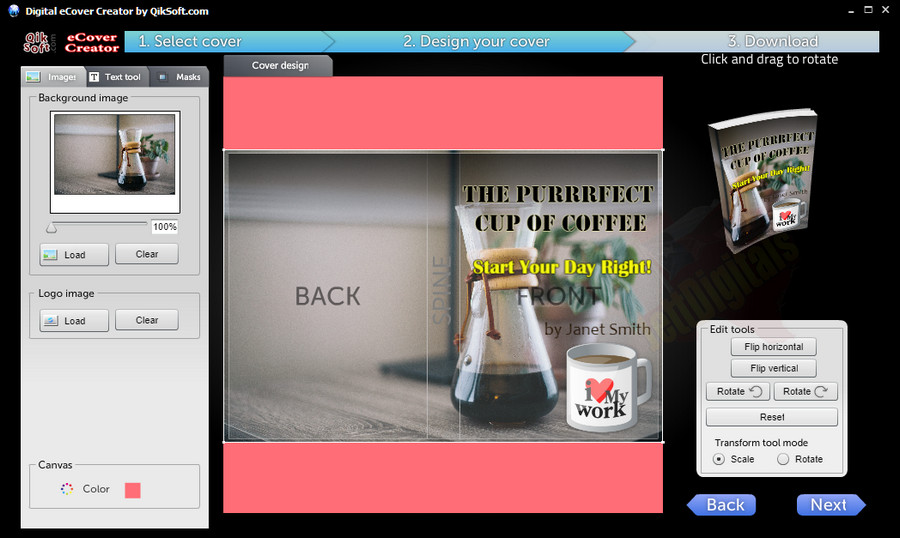 Free Digital Ecover Creator Software for Windows