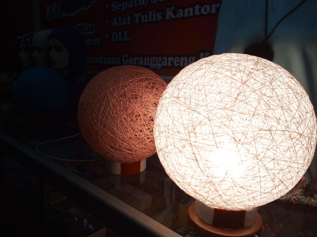 Lampu Hias Benang | Lampion Magetan -