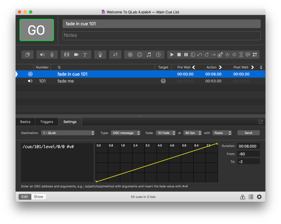Network Cues QLab 4 Documentation
