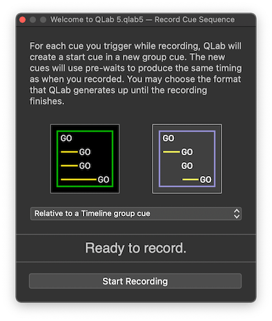 The Tools Menu | QLab 5 Documentation