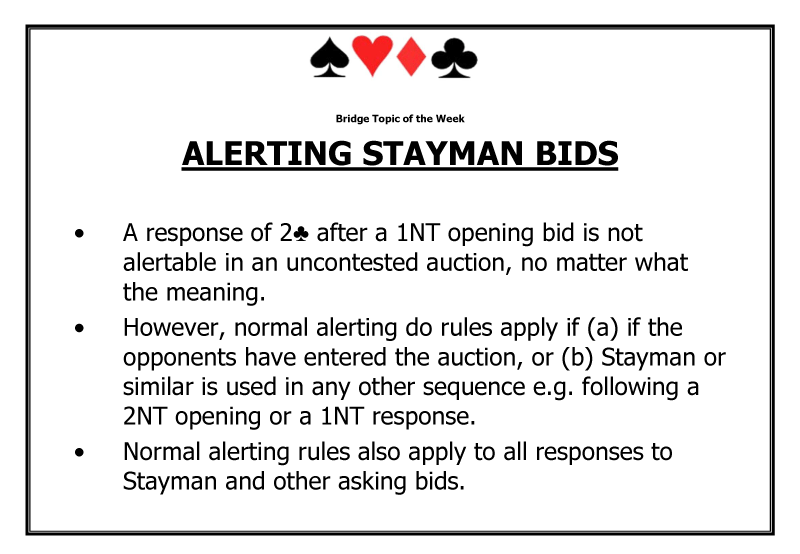 Bridge Laws and Ethics Queensland Bridge Association