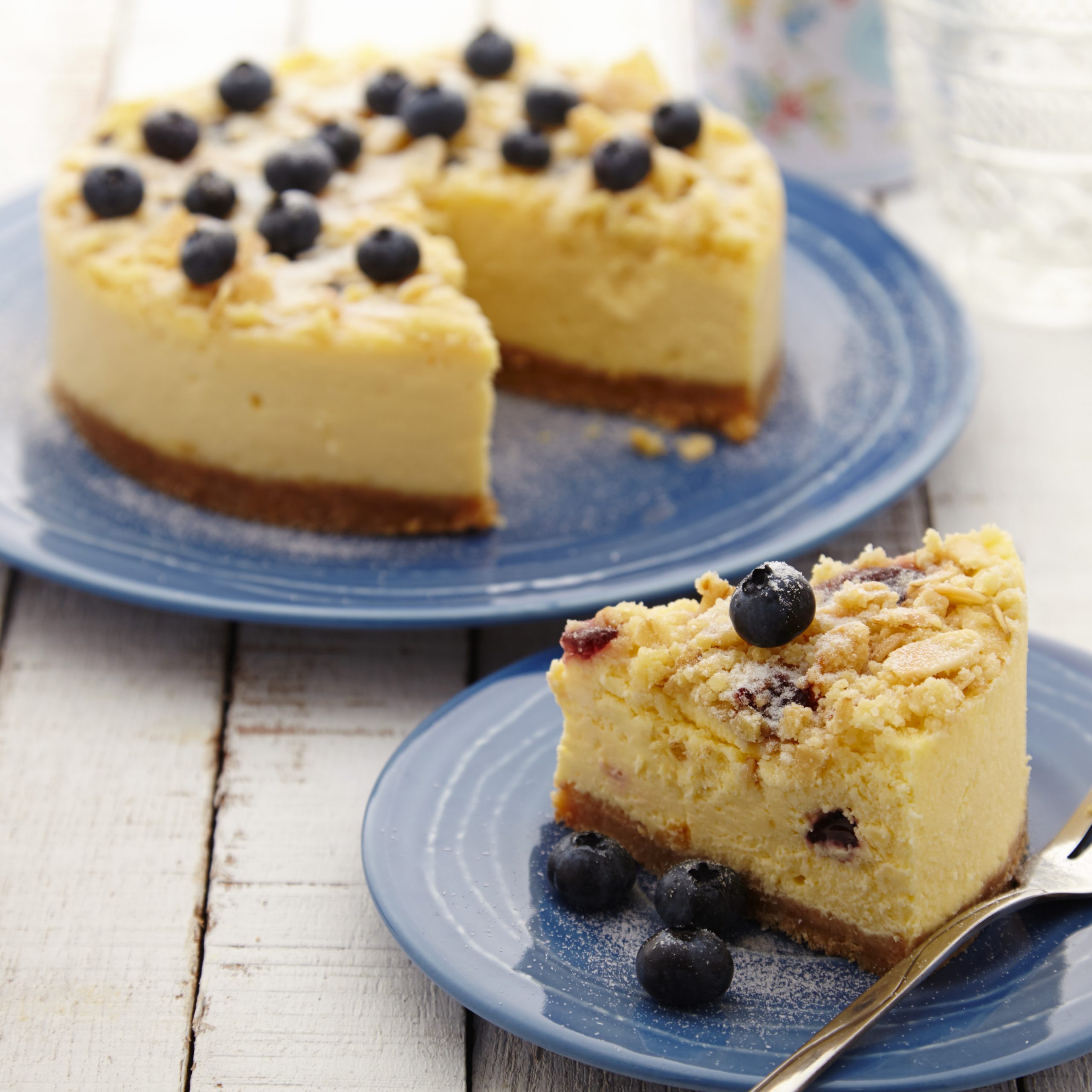 Blueberry Cheesecake with Crumble Topping QL Kitchen