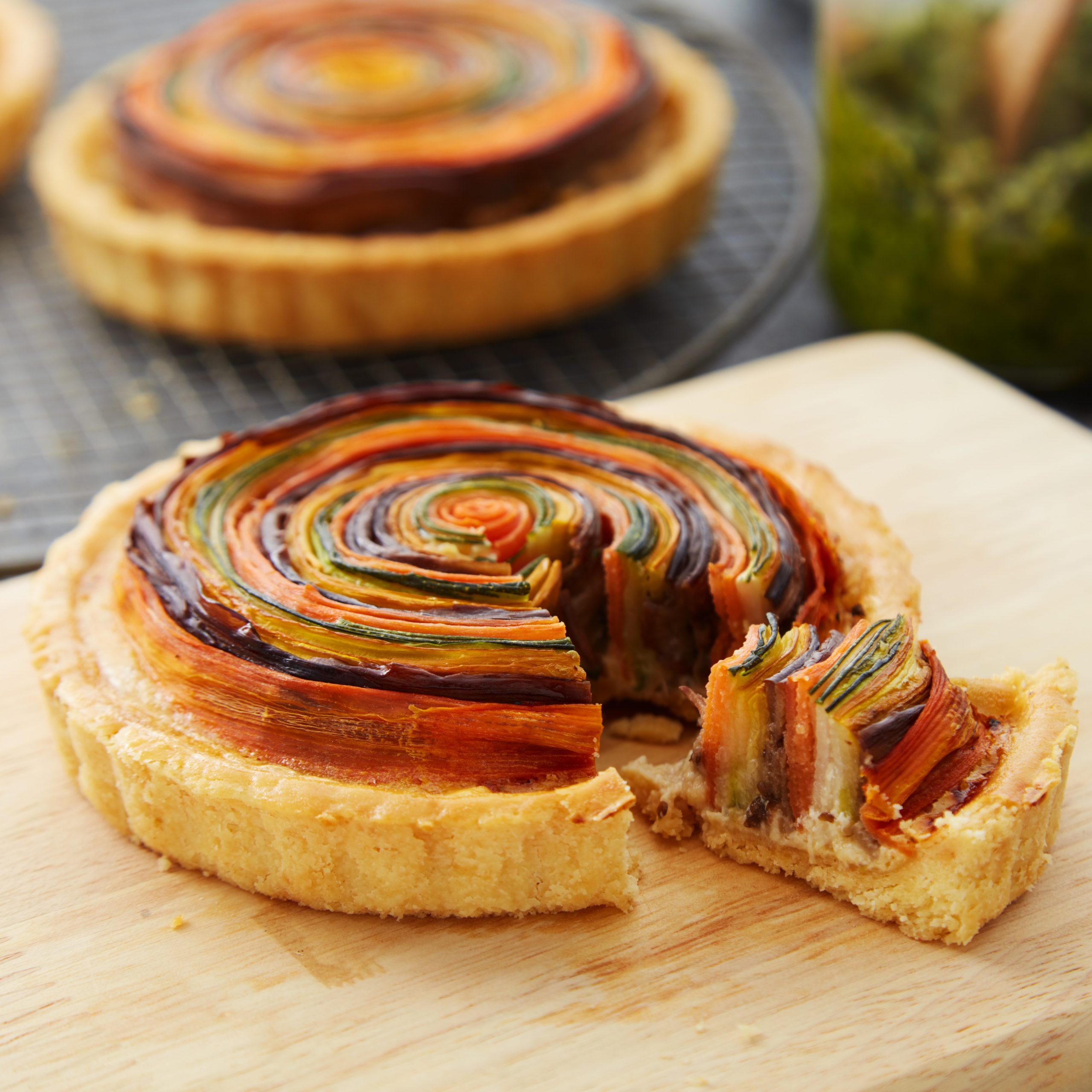 Spiral Vegetable Tart QL Kitchen