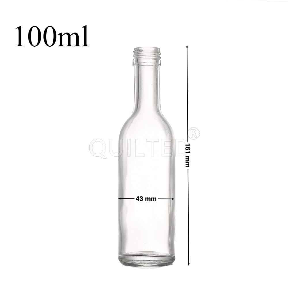 50Ml 100ml Mini Spirit Glass Bottle