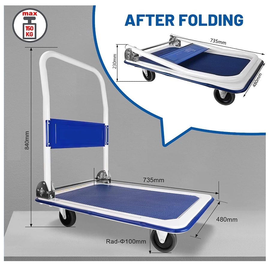 Heavy Duty Folding Platform Trolley Qatar Modern Palace Trade & Decor W.L.L
