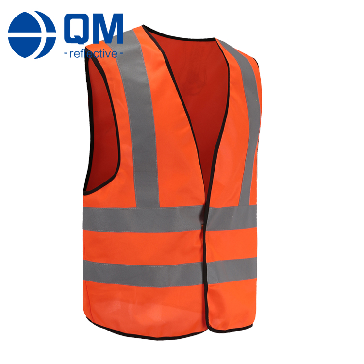 Orange Reflective Running Vest Qiming Reflective Vest