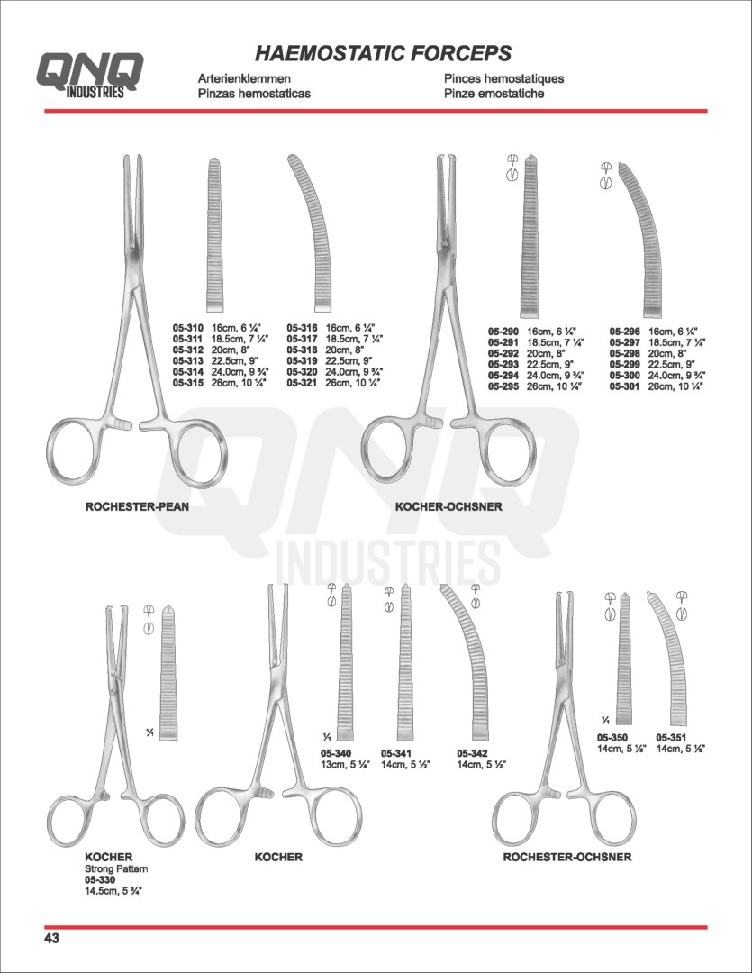 HEMOSTATIC FORCEPS QNQ Industries