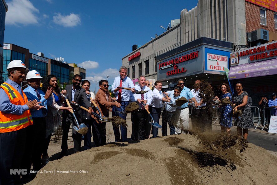 City begins work to give Jackson Heights’ Diversity Plaza a makeover QNS