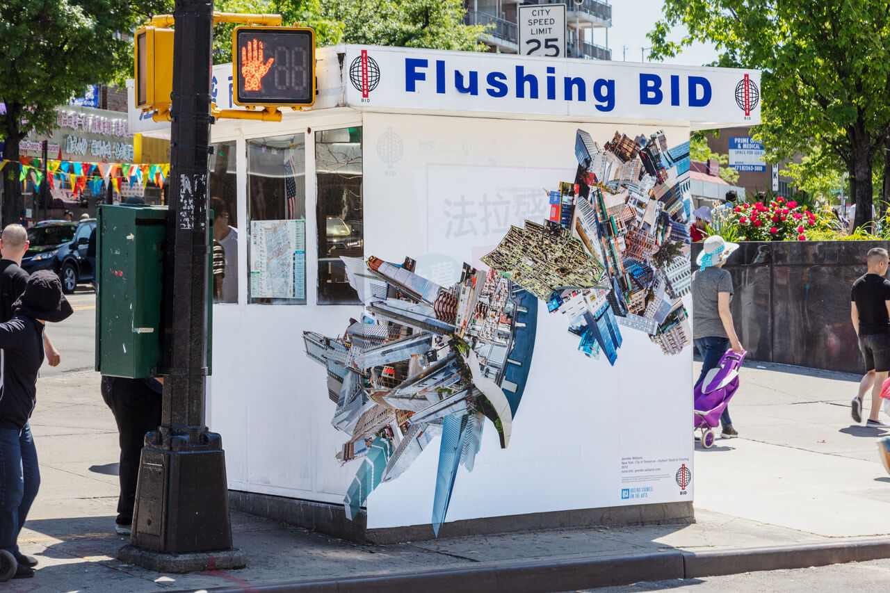 Flushing BID introduces artwork installation ‘Hudson Yards to Flushing’ created by Sunnyside