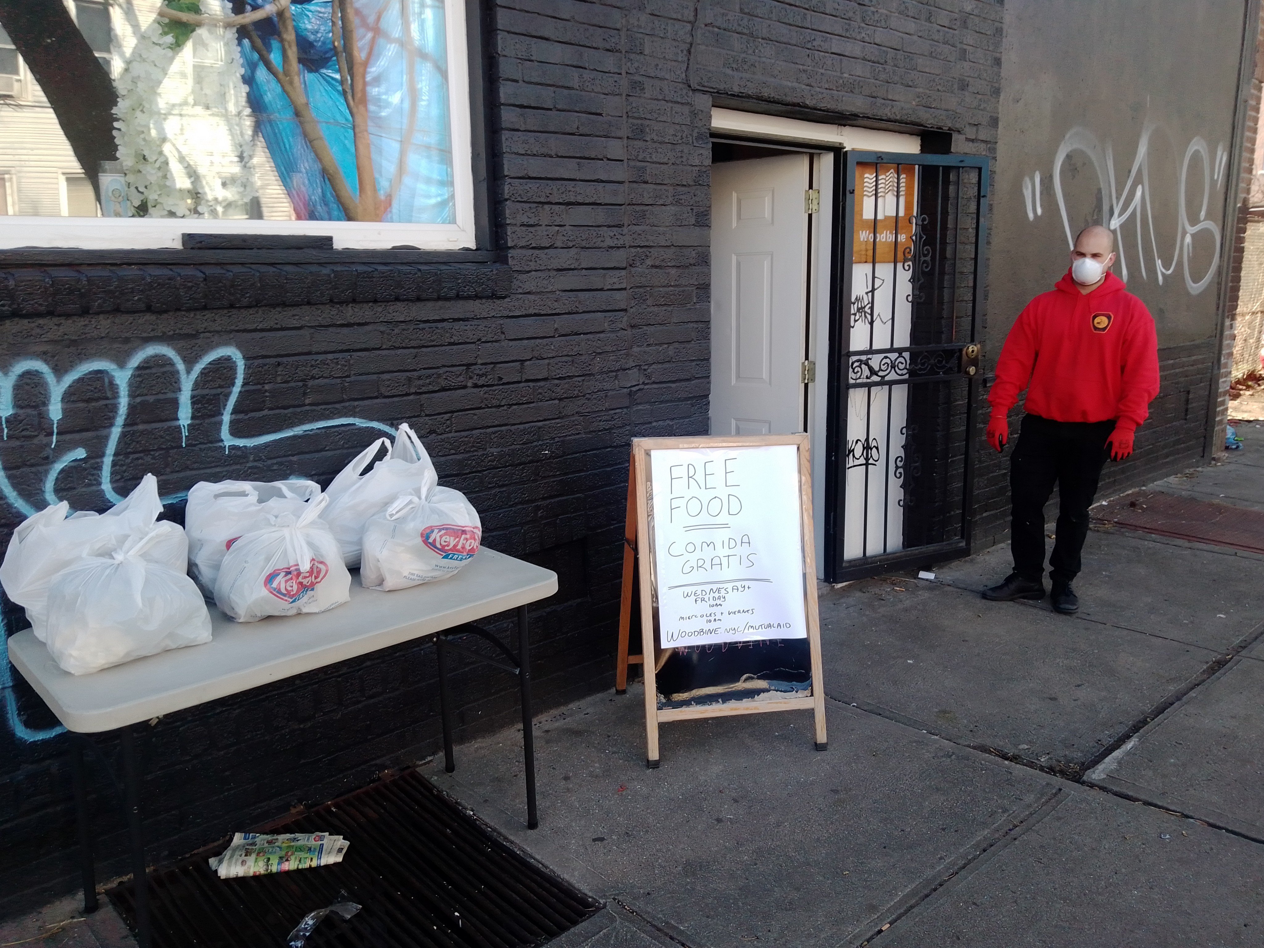 Woodbine offers Ridgewood community free food pantry and mutual aid