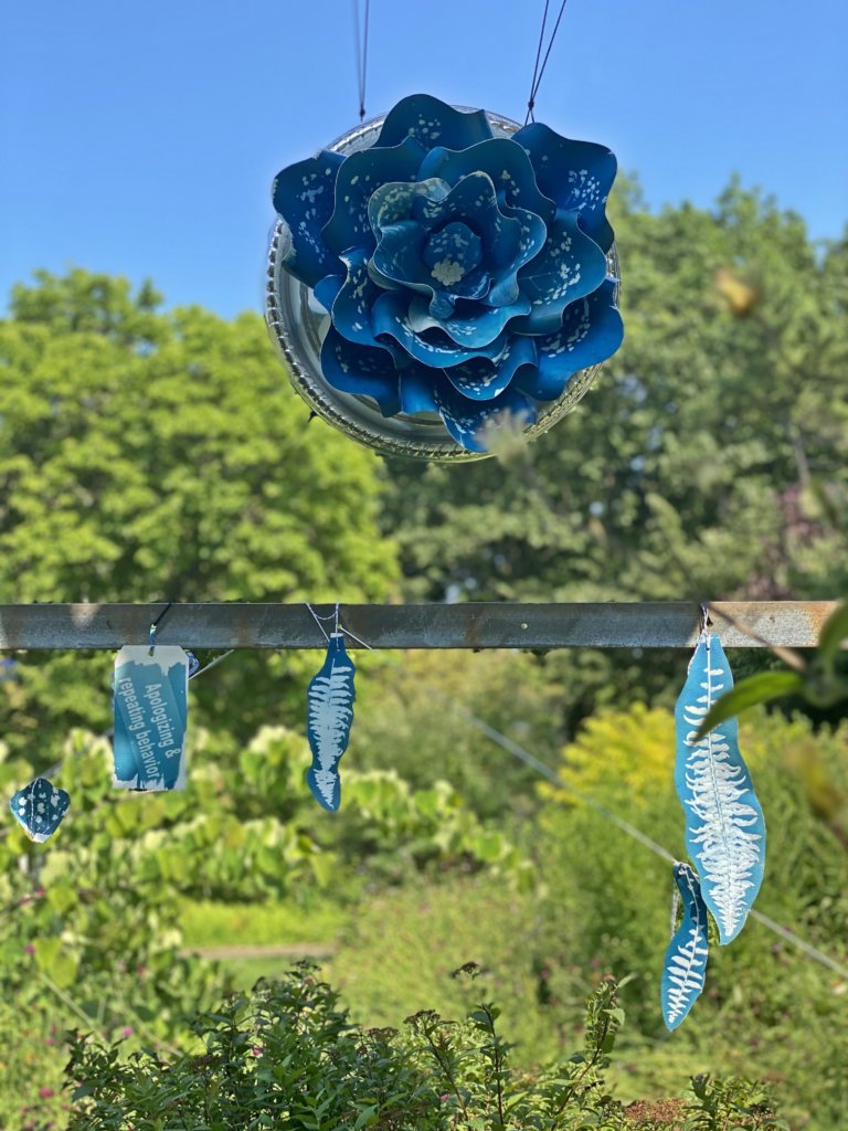 New outdoor exhibit at Queens Botanical Art in the Garden displays