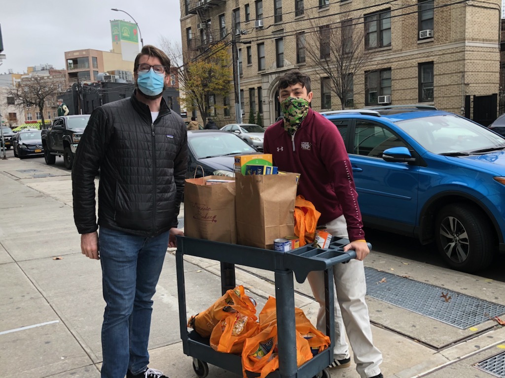 Katch Astoria collects hundreds of grocery bags for Hour Children food