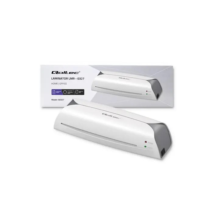 Laminator (plastifikator A4) LMR0327 za papir A4 Qoltec