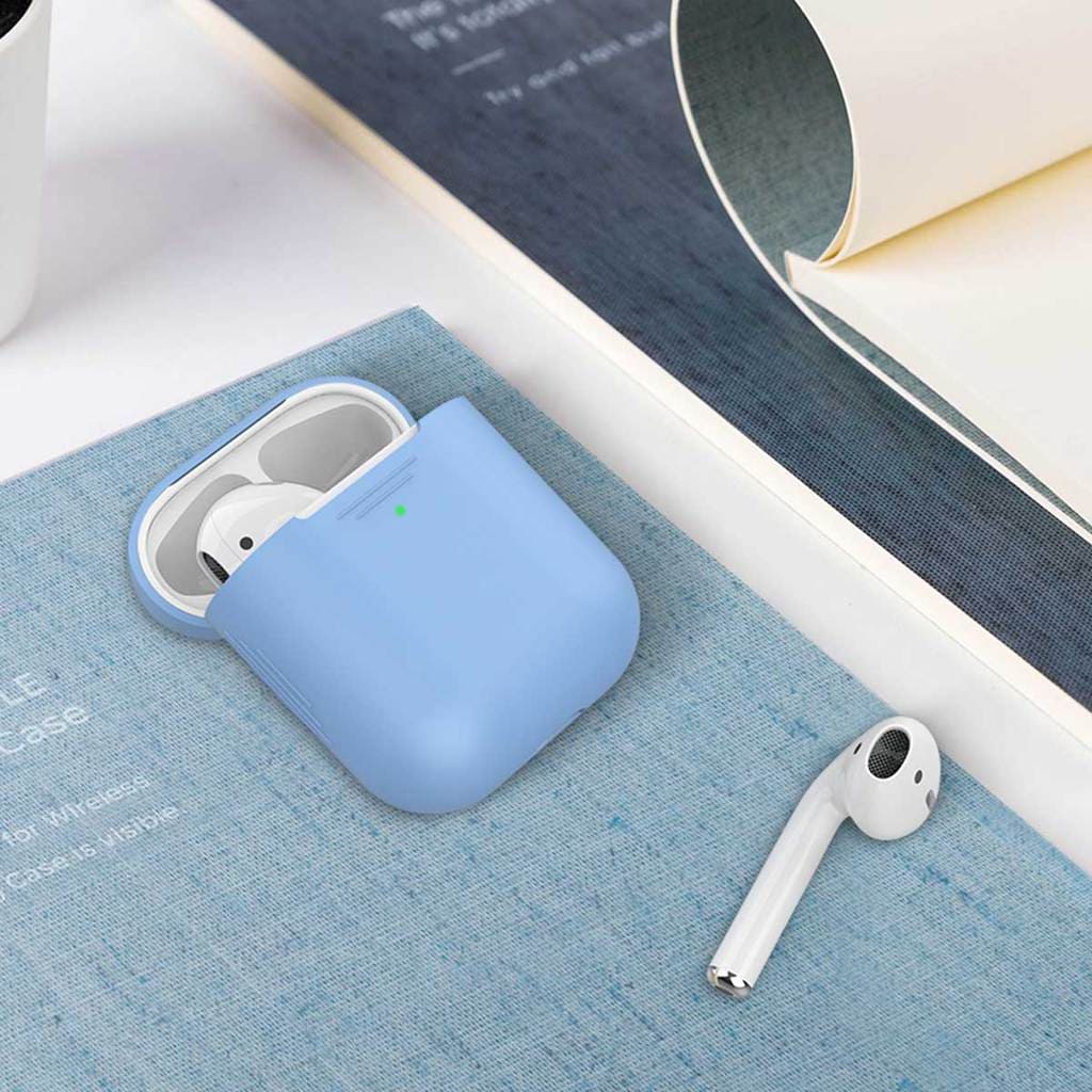 Promate Apple AirPods Case, UltraLightweight Protective 360 Degree