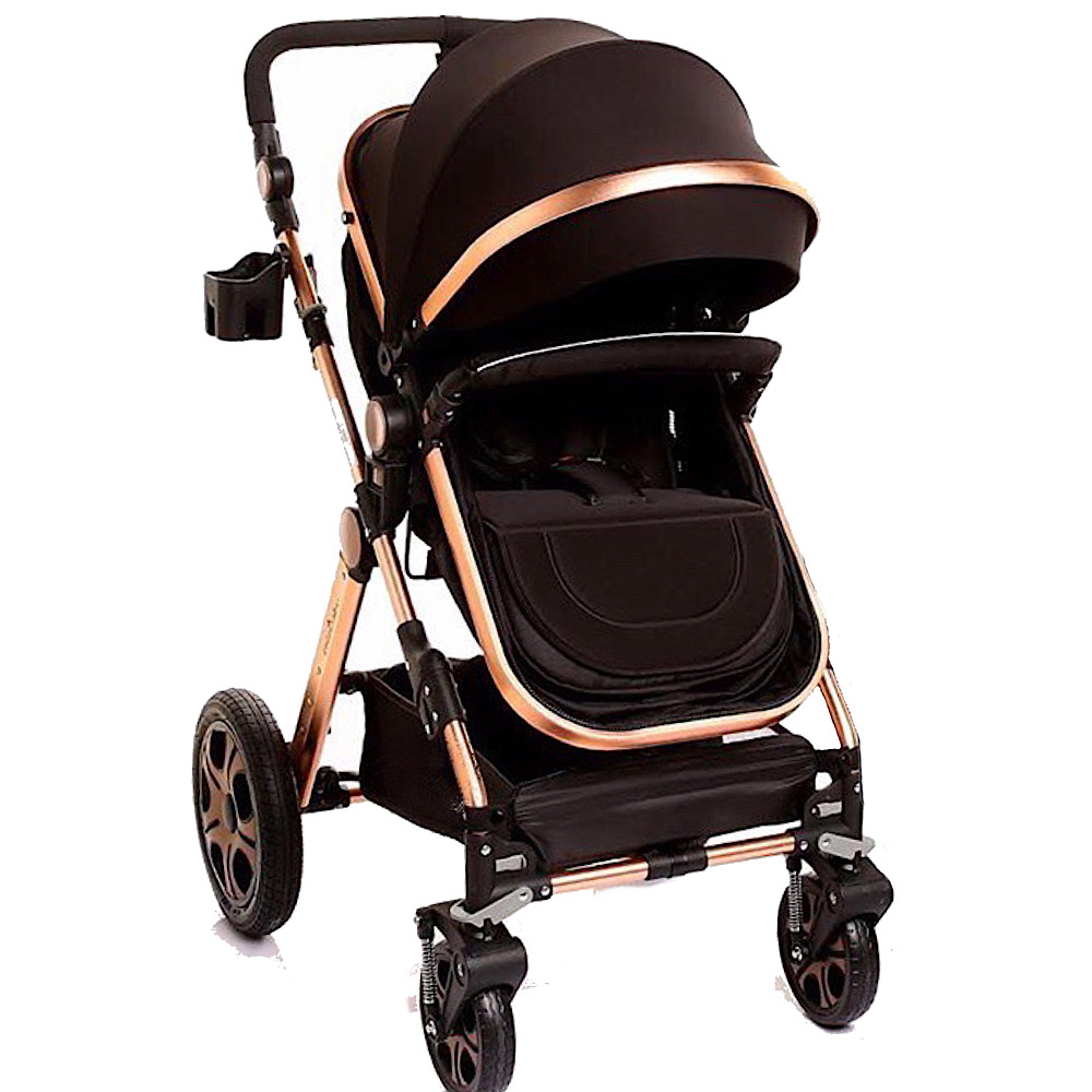 Pikkaboo 4 in 1 Luxury Stroller Travel System Black Buy Online at