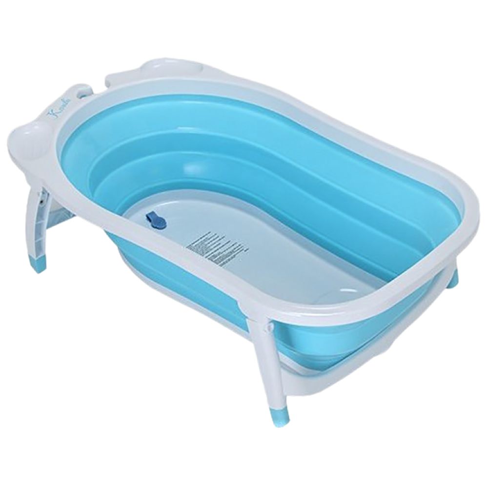 Pikkaboo Baby Foldable Portable NonSlip Bath Tub Blue Buy Online