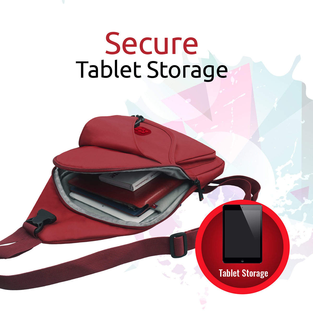 Promate Tablet Sling Bag For Tablets Up To 10.1 Inch, Promate TabSling