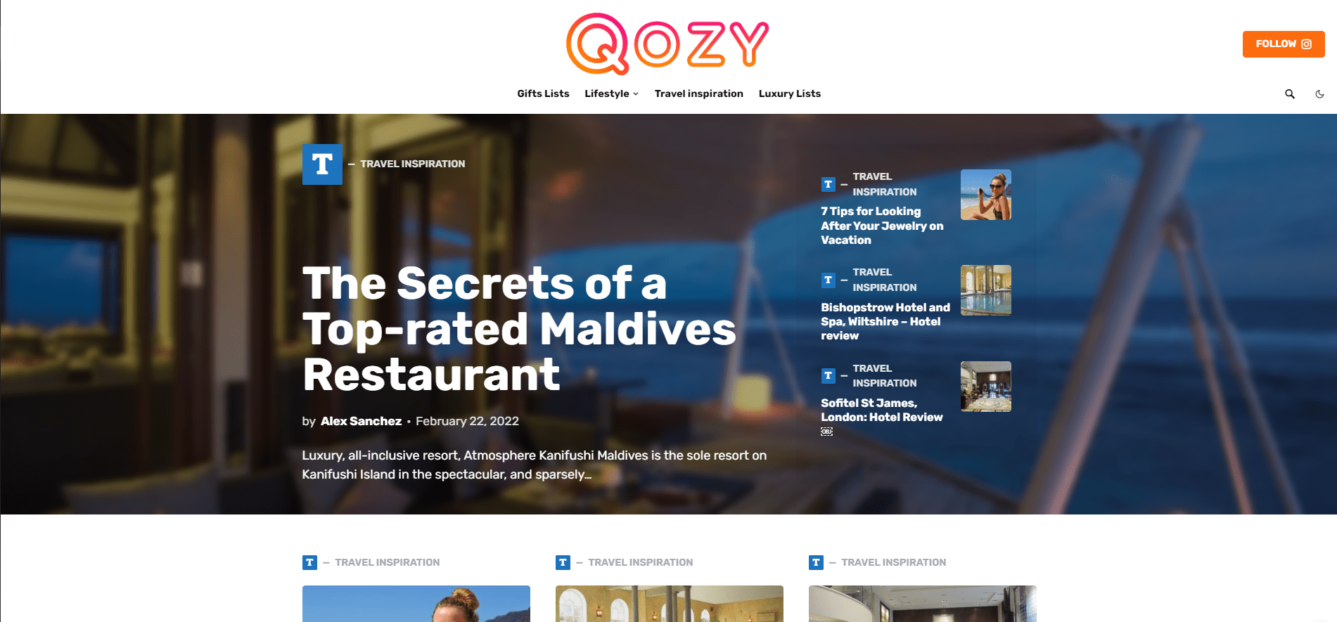 50 Best Luxury Blogs & sites Qosy