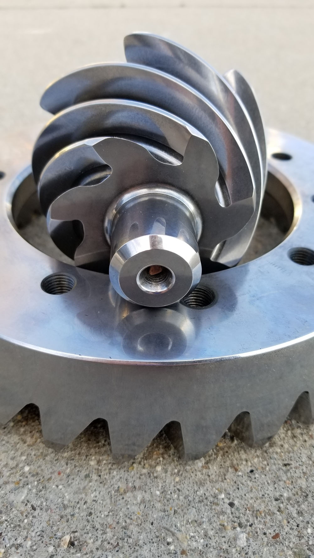 9 Inch Ford REM Polished Gears 9" Ford Ring & Pinion 4.11 Ratio