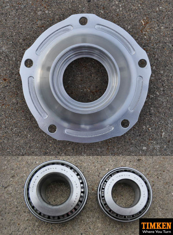 9" Ford Aluminum Daytona Pinion Support w/ Timken Bearings & Races 9