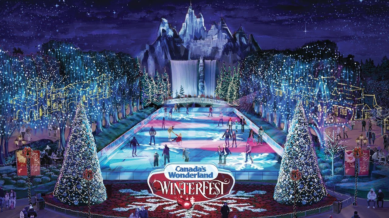 Canada's Wonderland se llena del espíritu navideño en su