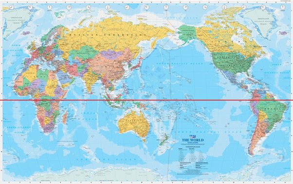 World Map Used In Australia Do Australians Read The World Map Upside Down? - Quora