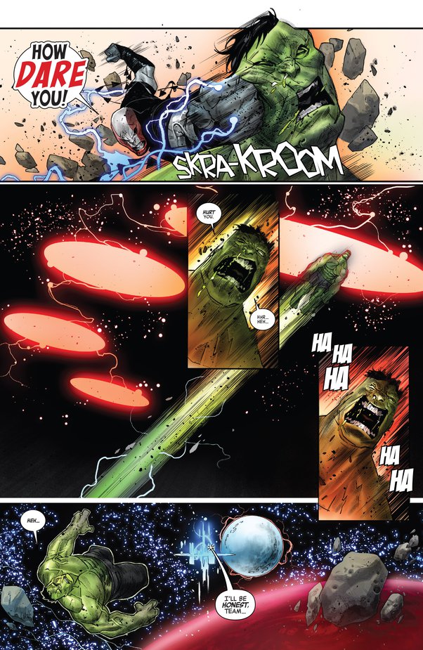 Is King Thor stronger than the immortal Hulk? Quora