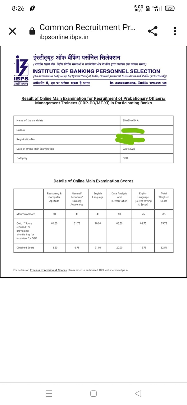 What is the connection of a high vacancy and a low cutoff in the IBPS