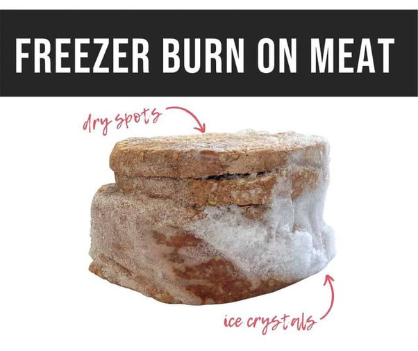Does sealing cooked meat before freezing help it from getting freezer