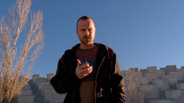 In Breaking Bad, why did Jesse suddenly look at his pack of cigarettes