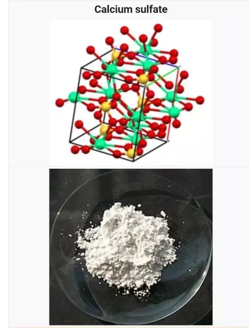 What Does A Dot In Chemical Structure Mean? For Example In Gypsum And Plaster Of Paris? - Quora