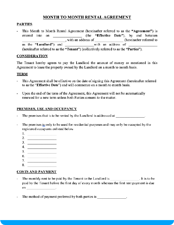 Does month to month lease work in every apartment? Quora