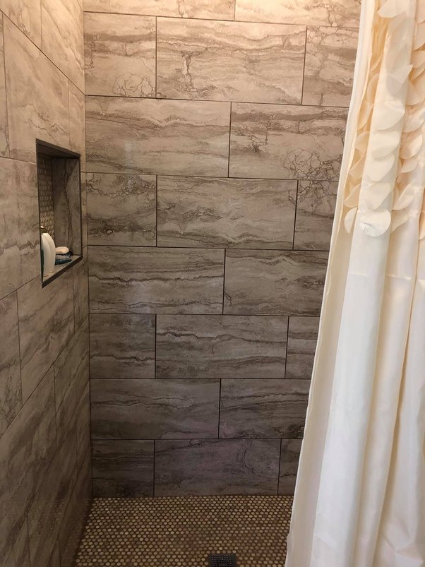 What will you go for, a conventional shower tub with a curtain or