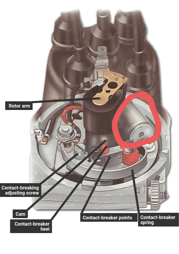 diagram of poins and condenser wiring Wiring Diagram