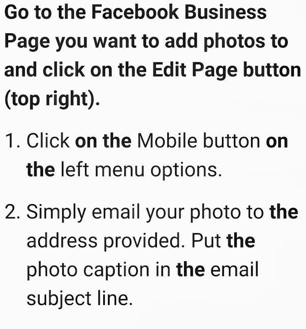How to rearrange the order of photos in your Facebook page albums in