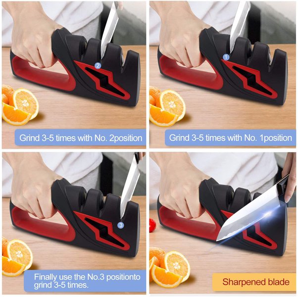 Can you sharpen knives and scissors at home, or do you need specialist