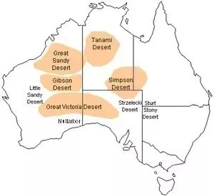 Sturt Stony Desert Map